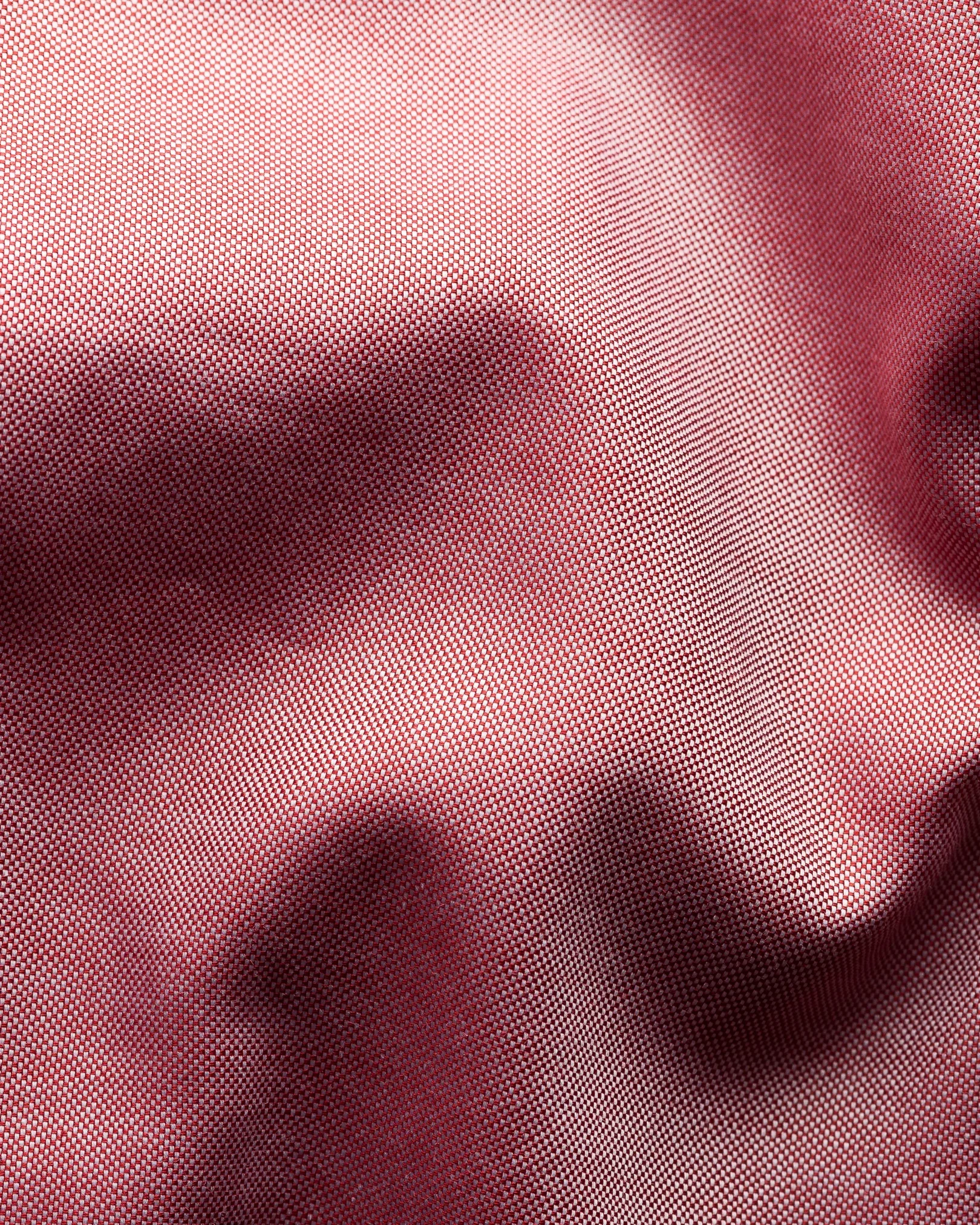 Eton - red wrinkle free oxford shirt