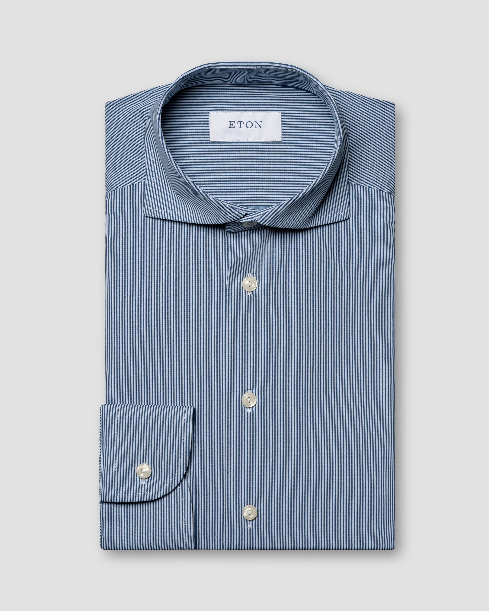 Eton - dark blue 4 way stretch wide spread