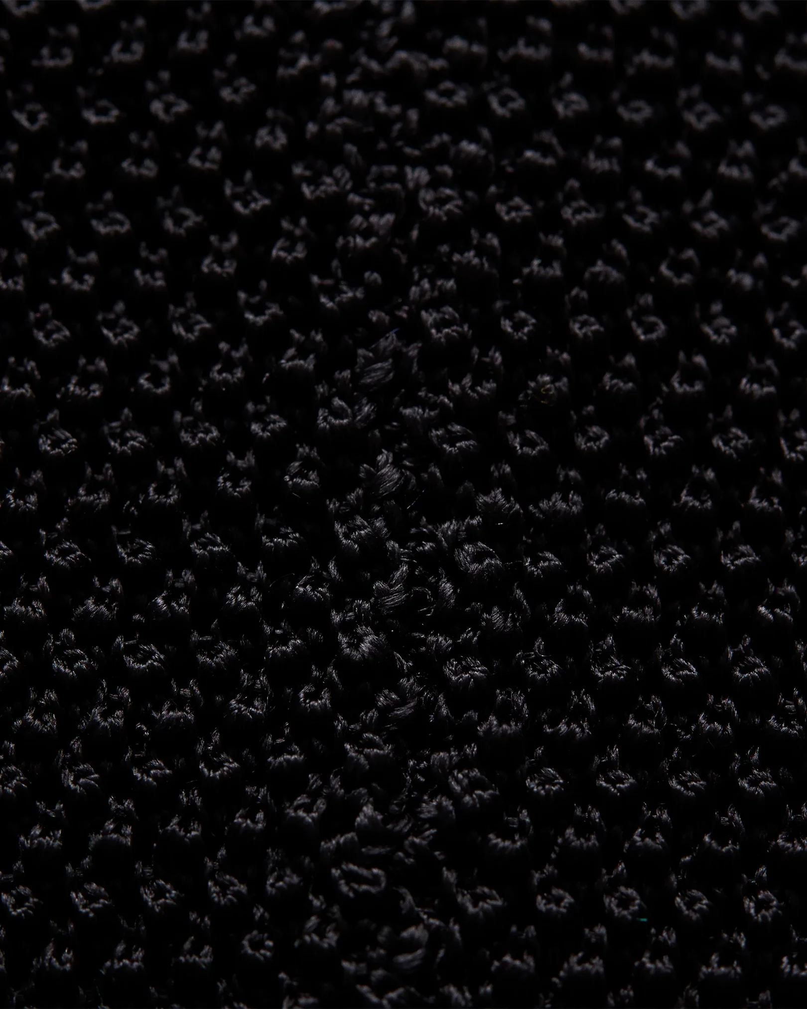 Eton - black knitsilk tie