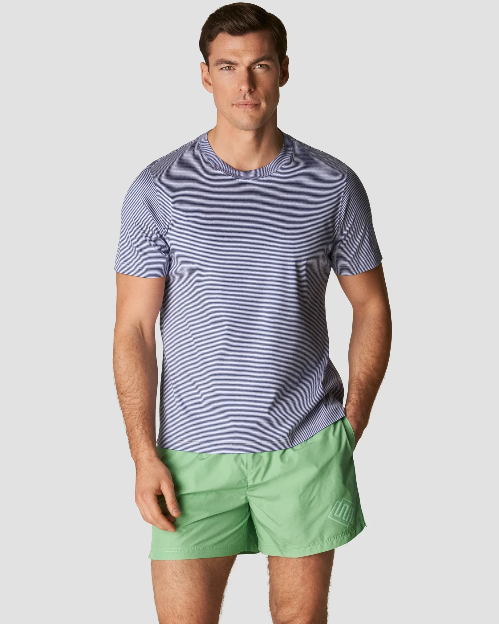 Eton - light green swimshorts