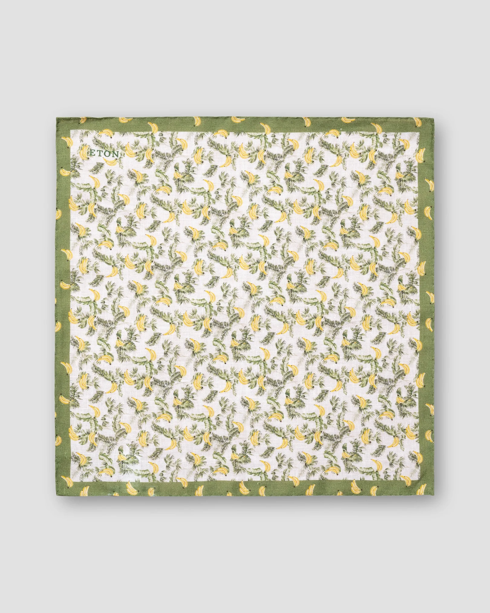 Eton - banana pattern pocket square