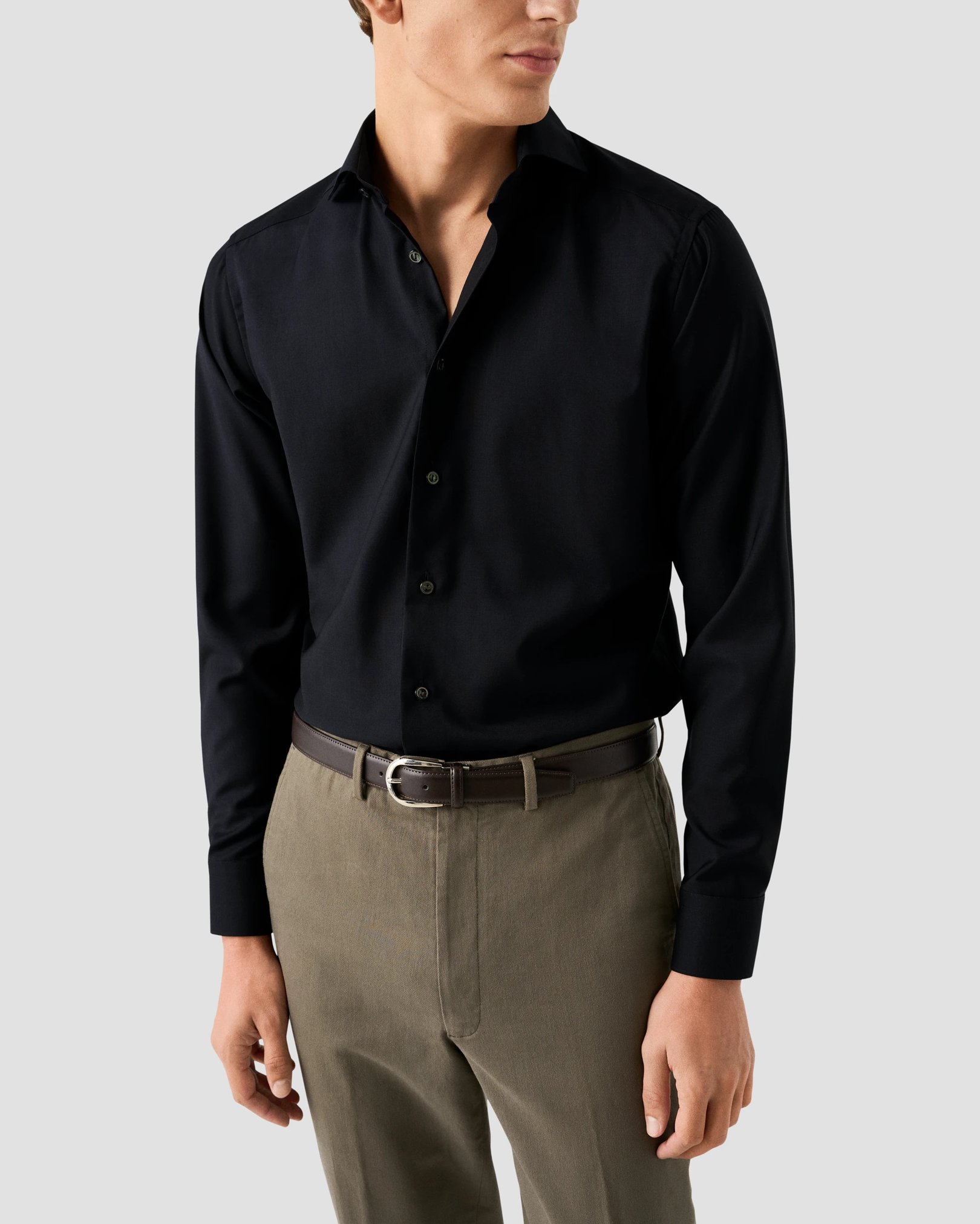 Eton - Solid Merino Cashmere Shirt