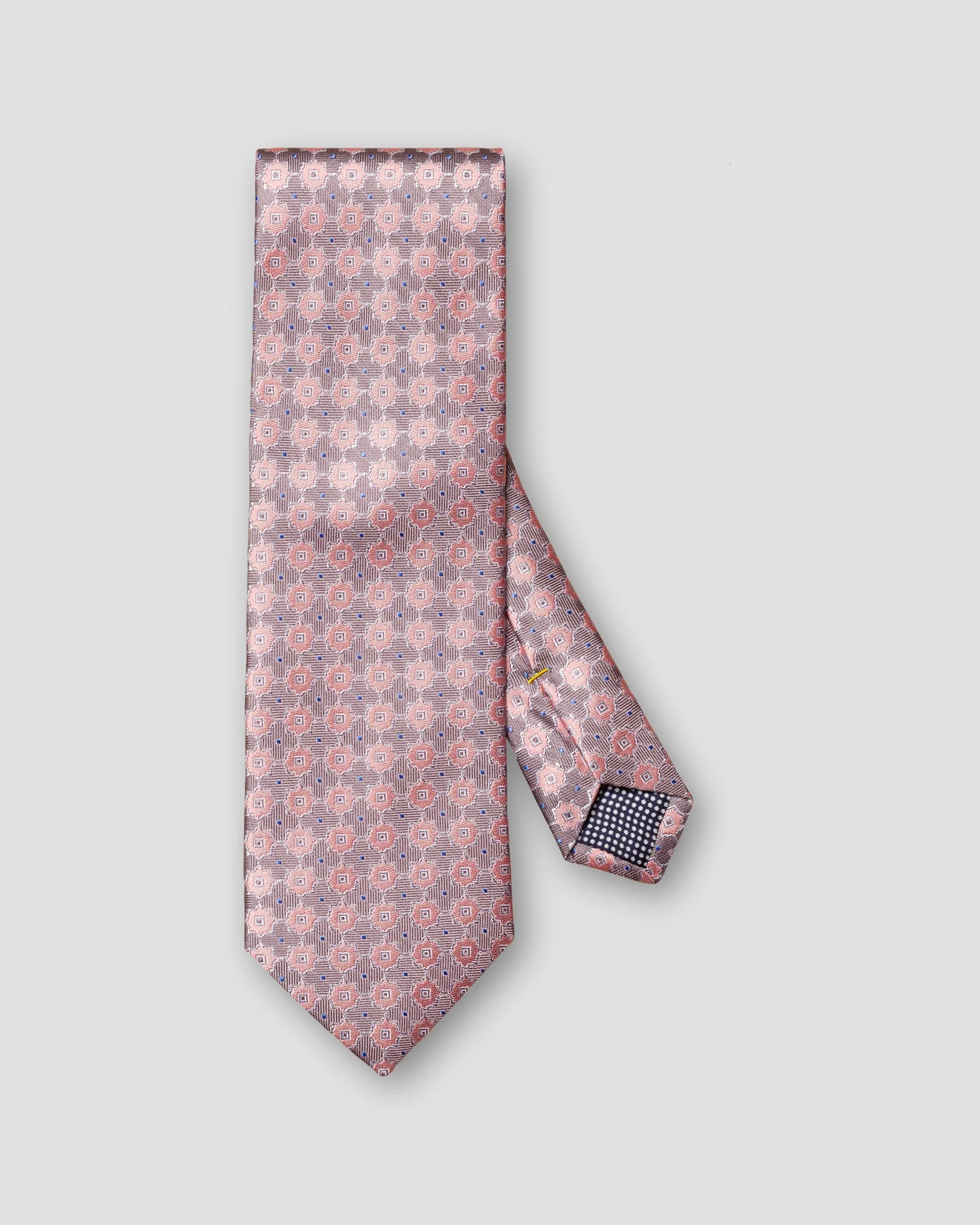 Eton - red geometric silk tie ss