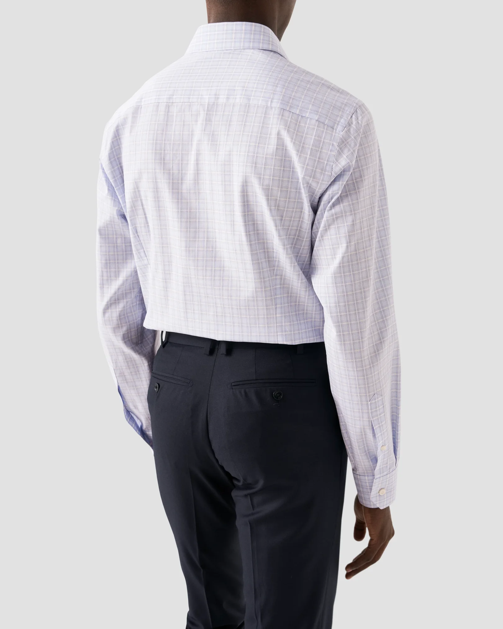 Eton - checked pink twill