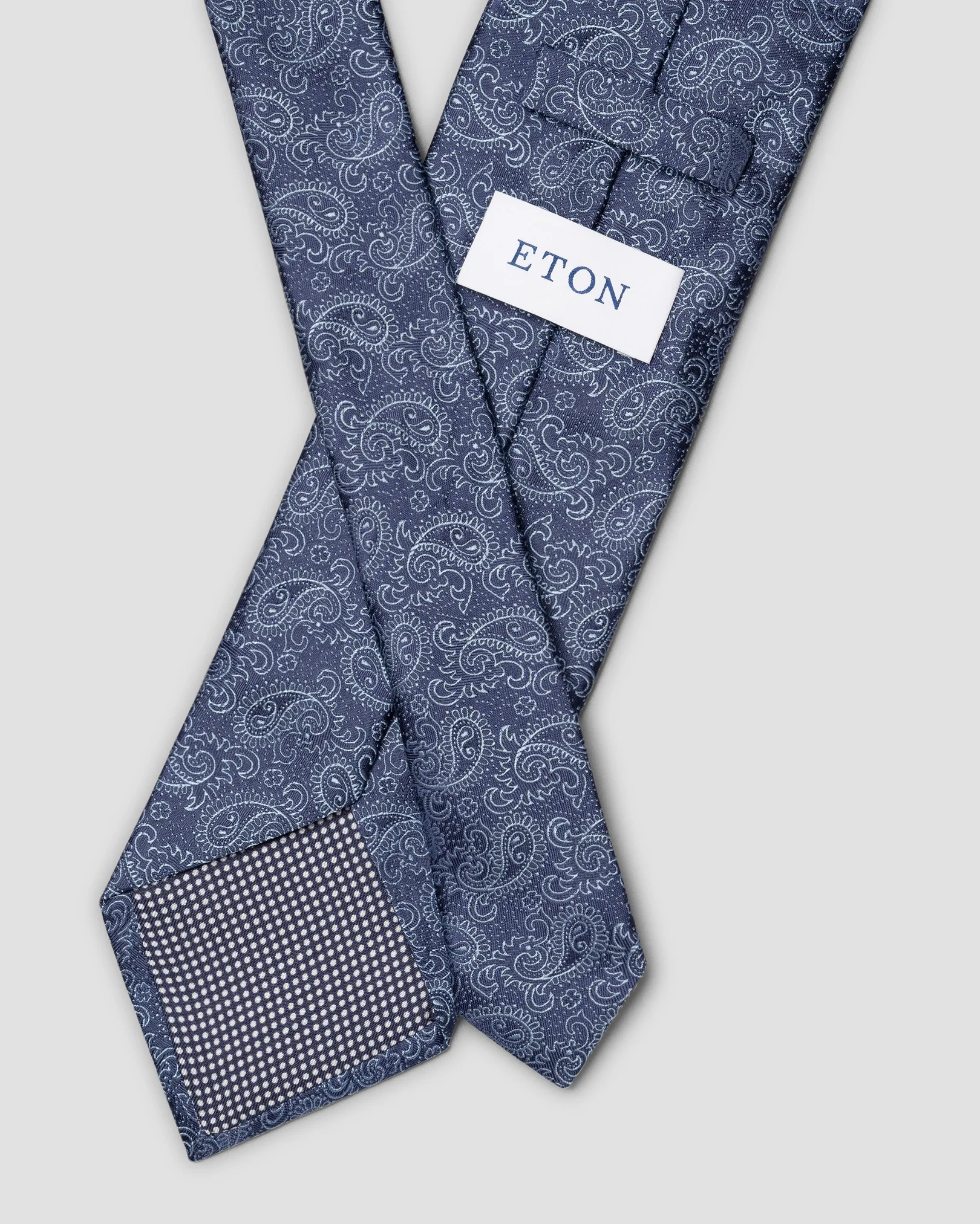 Eton - dark blue silk tie