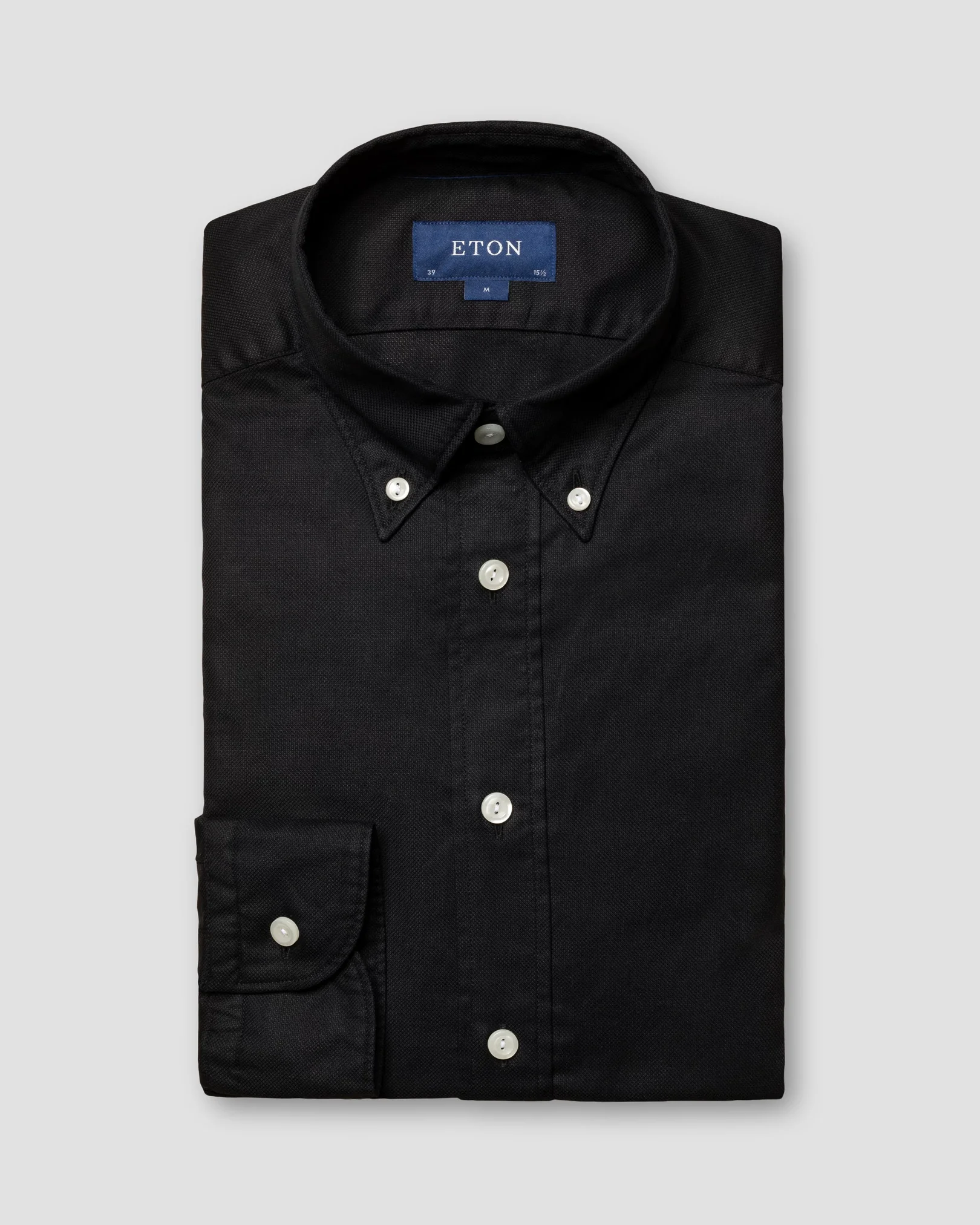Eton - black royal oxford tencel