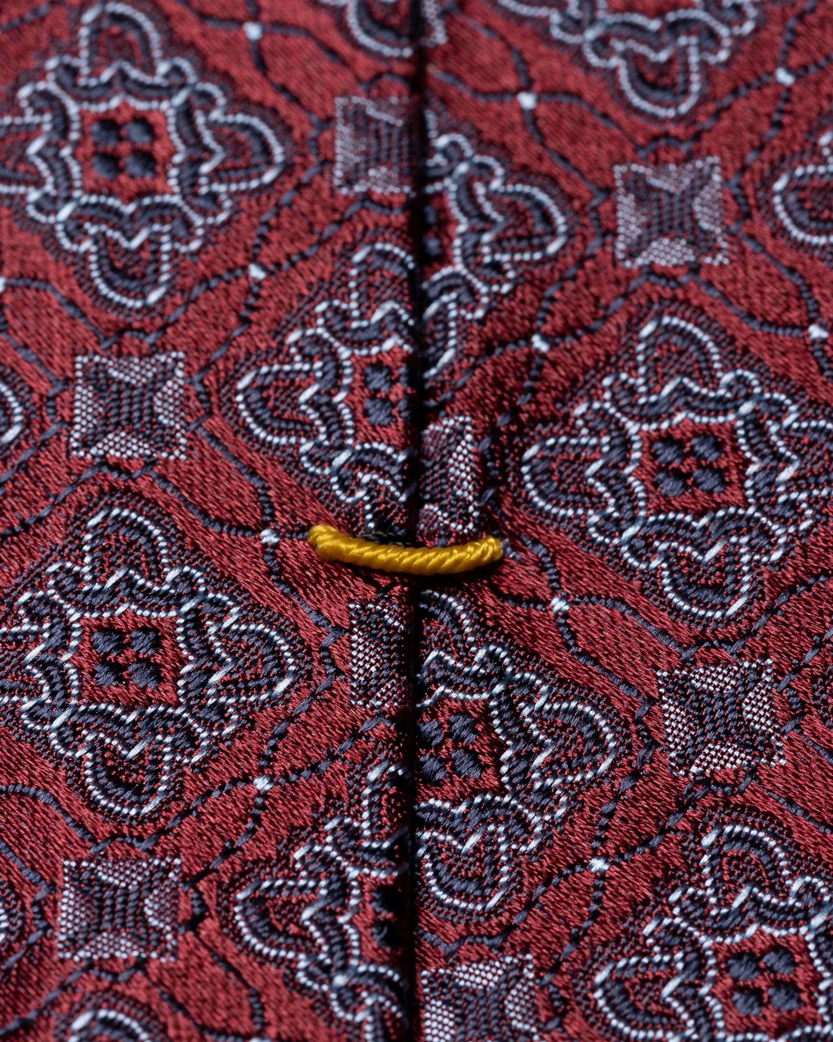 Eton - dark red satin tie