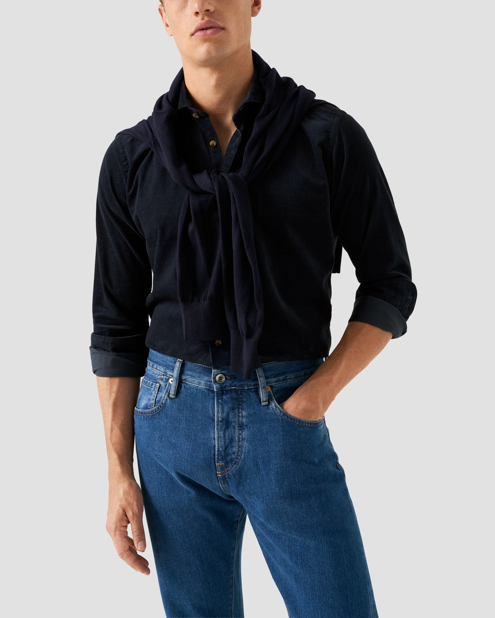 Eton - Solid Corduroy Shirt