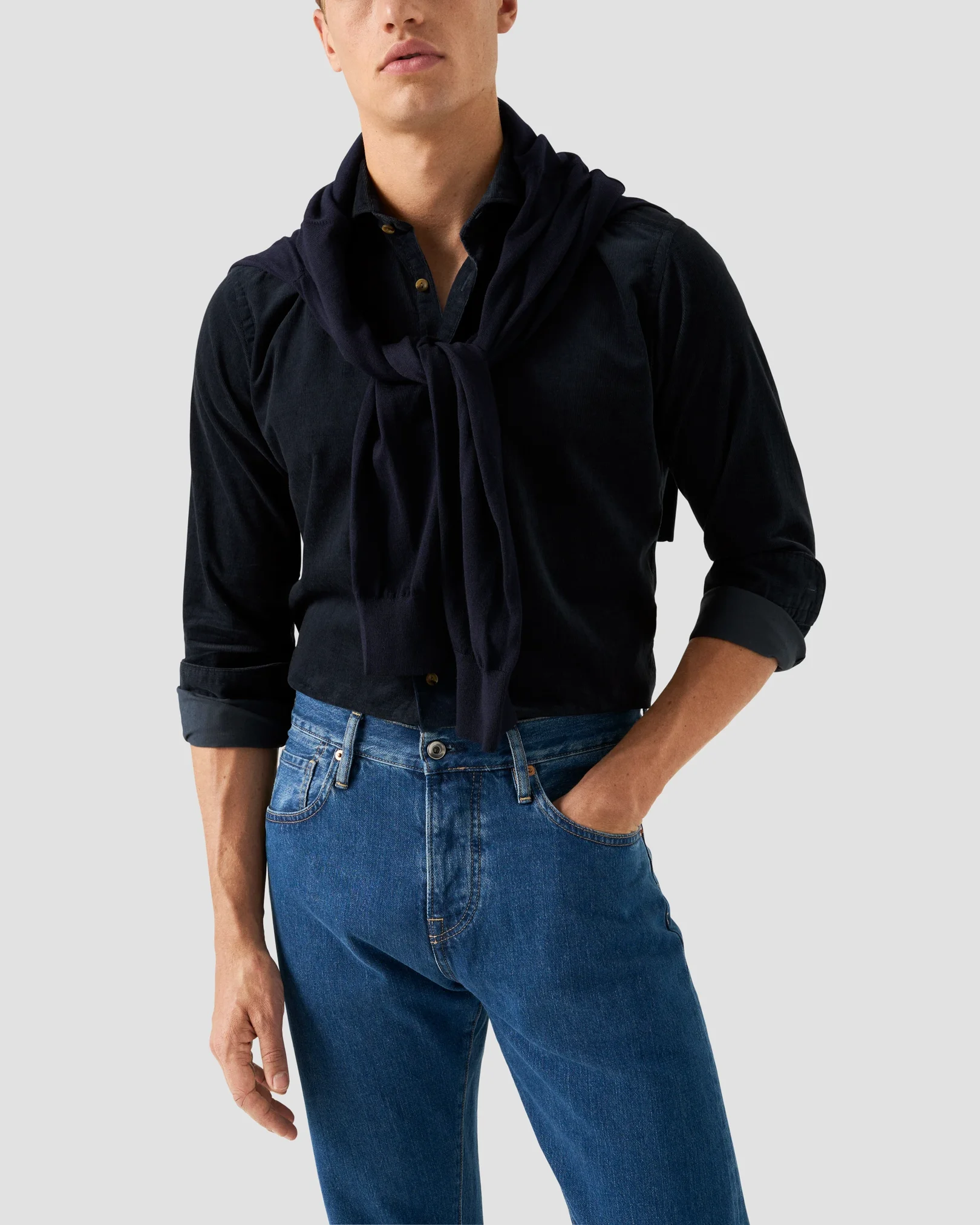 Eton - Solid Corduroy Shirt