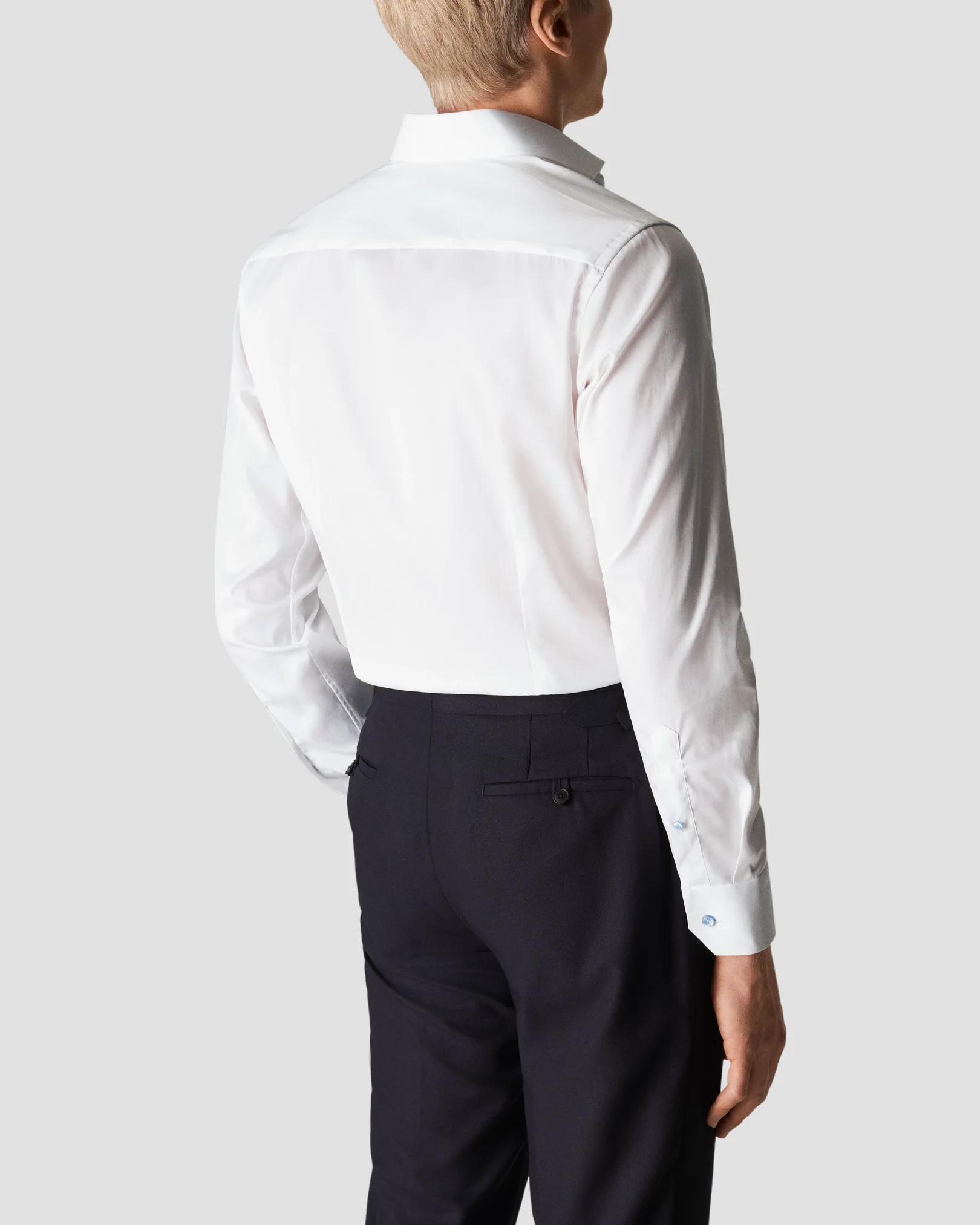 Eton - white poplin cut away single