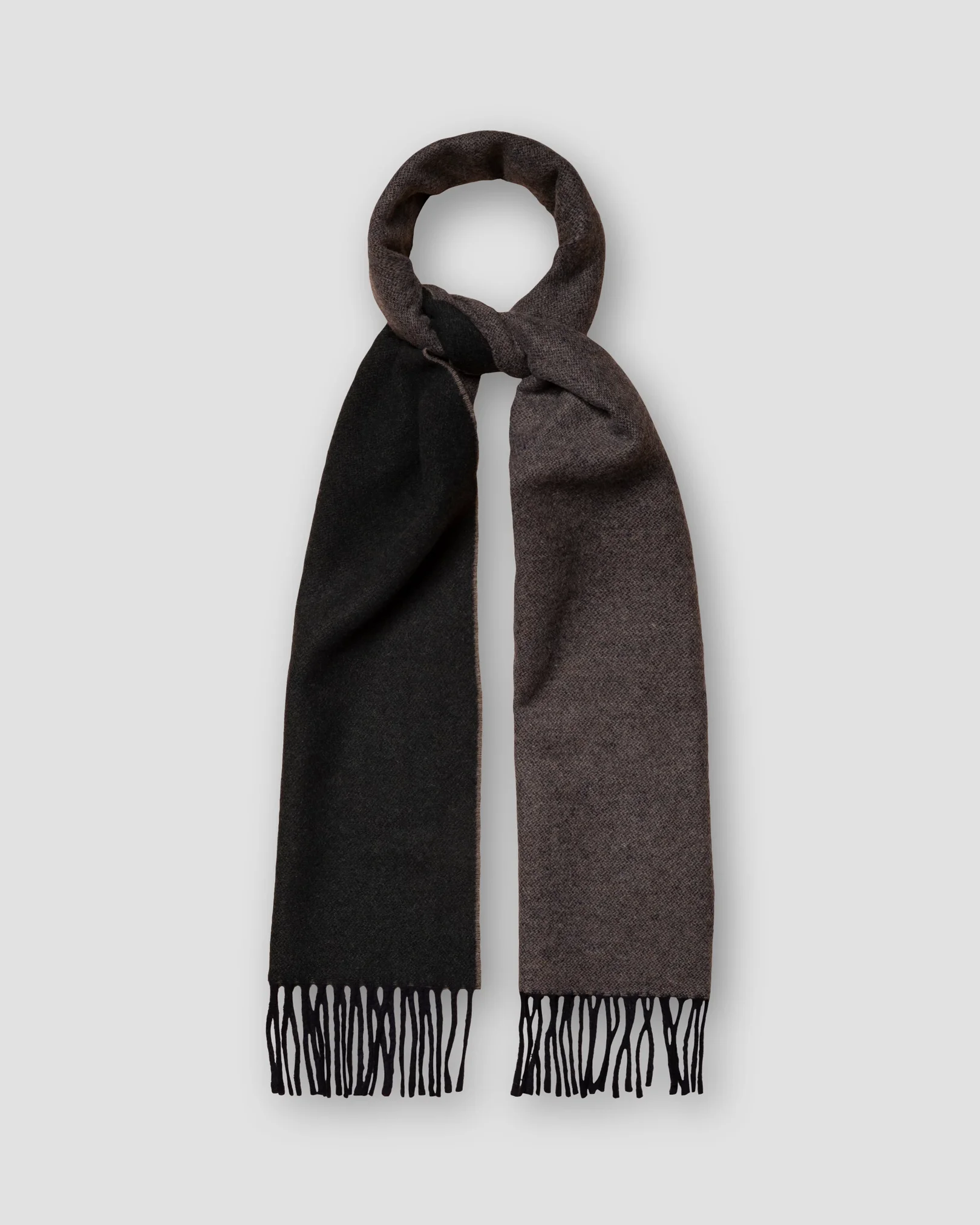 Eton - dark green two faced scarf