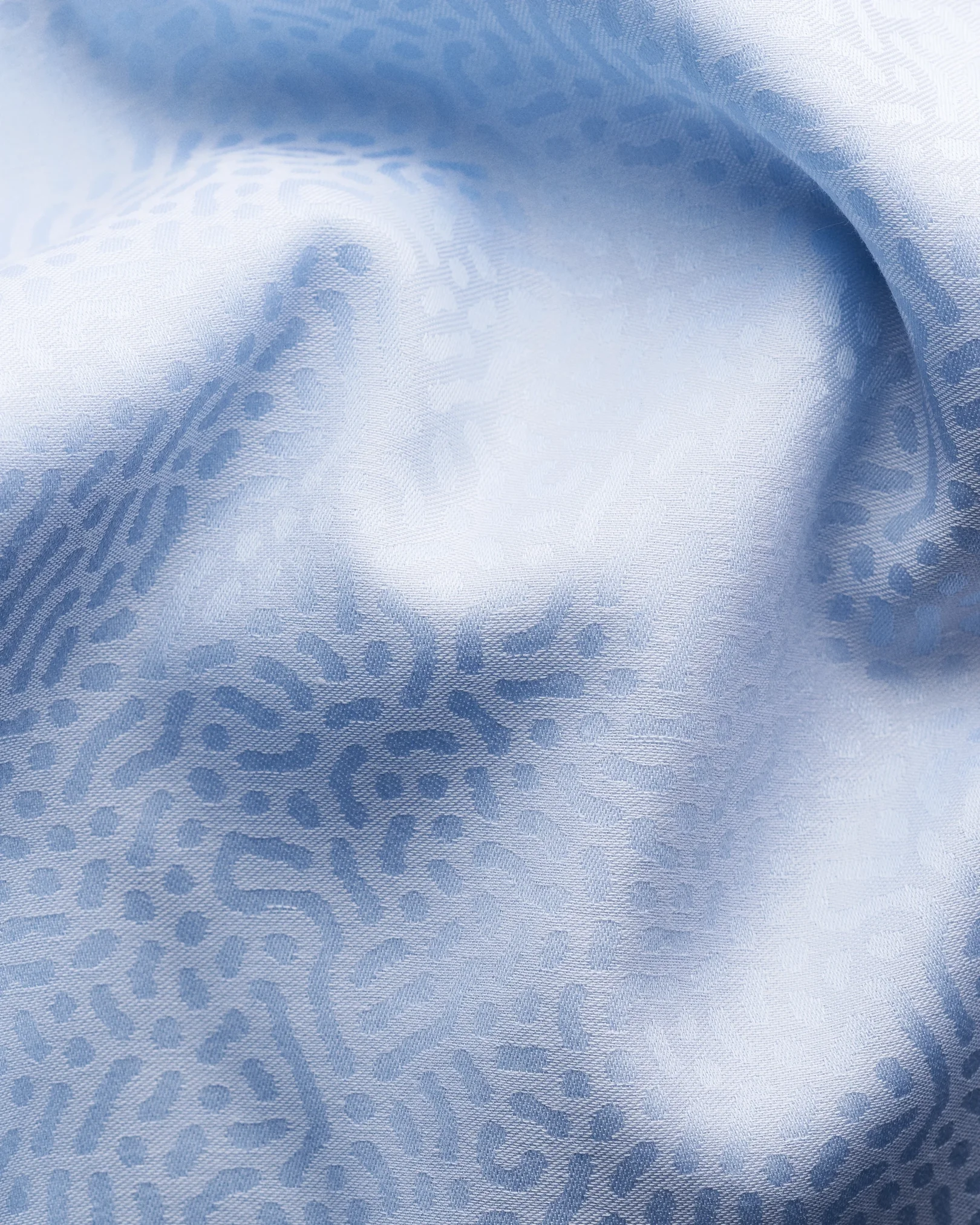 Eton - light blue evening jacquard