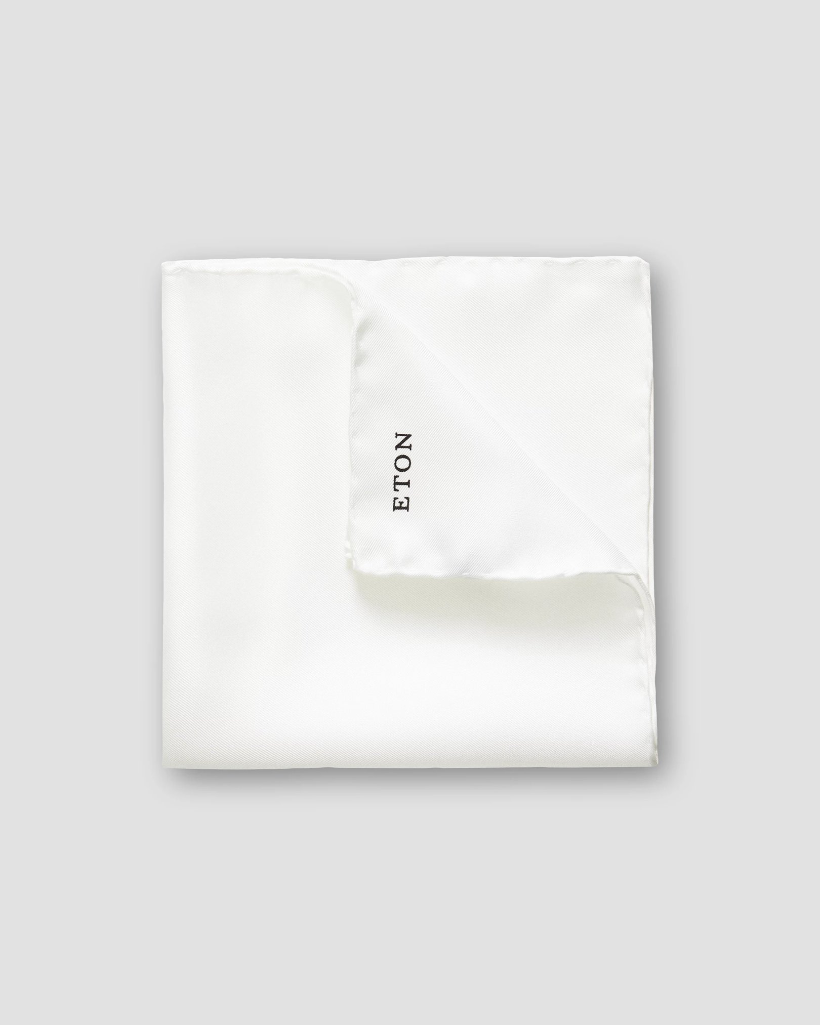 Eton - White Silk Pocket Square