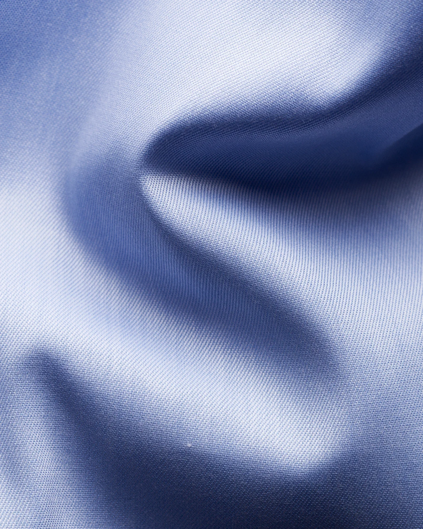 Eton - light blue signature twill flower details