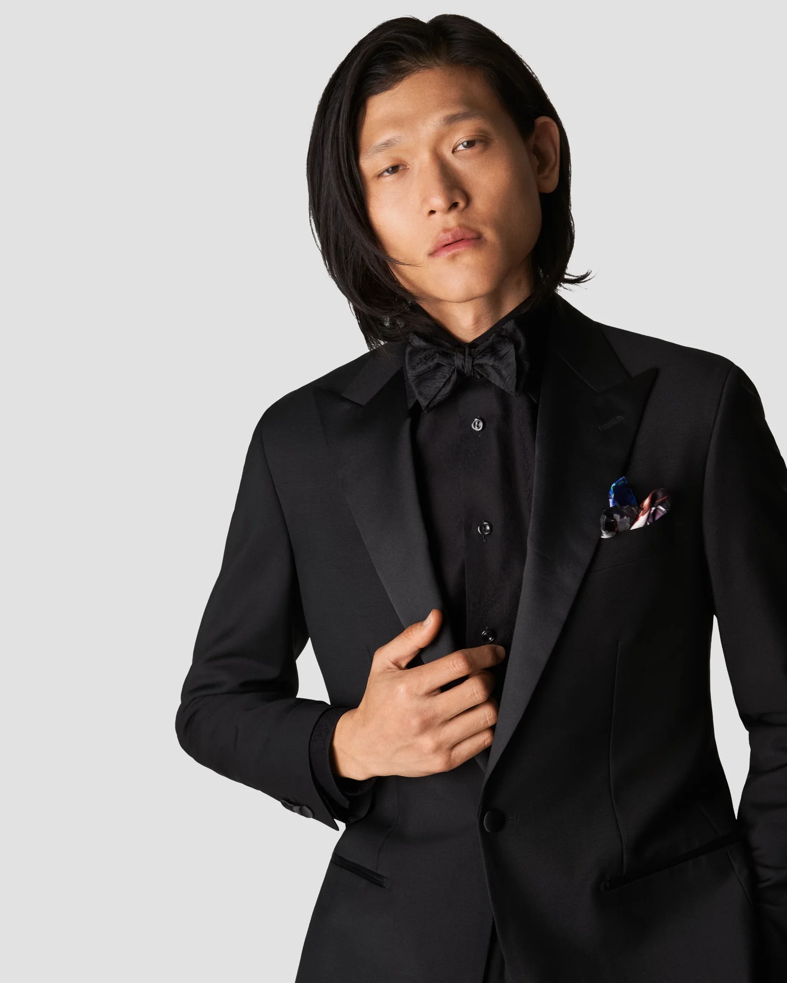 Eton - black jacquard