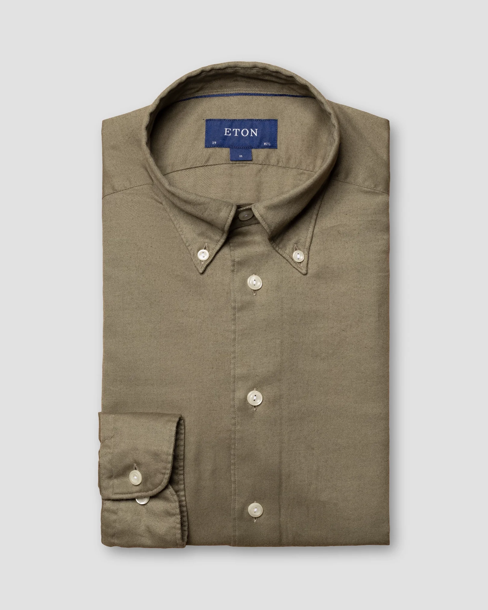 Eton - Green Flannel Shirt