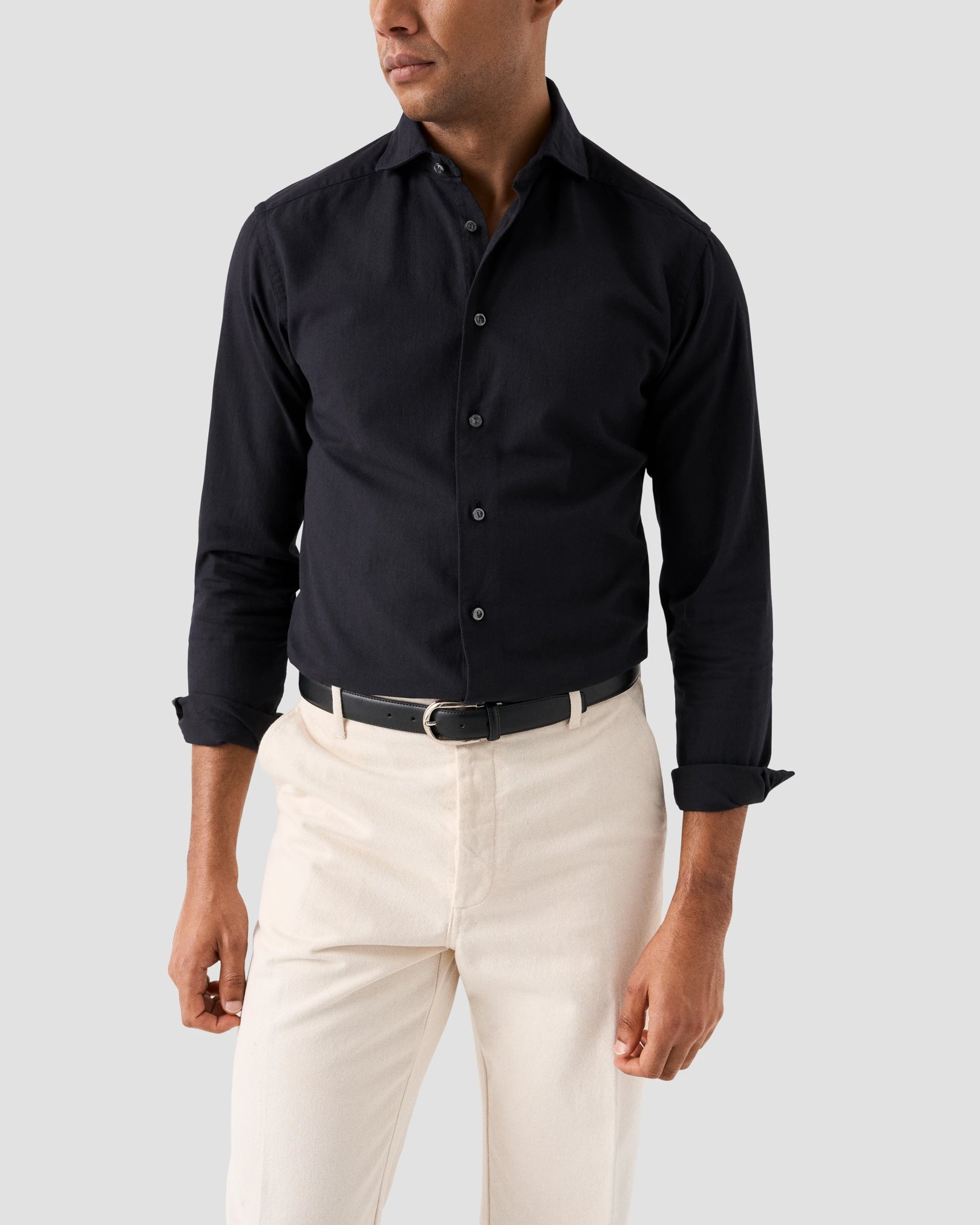 Eton - Black Denim Shirt