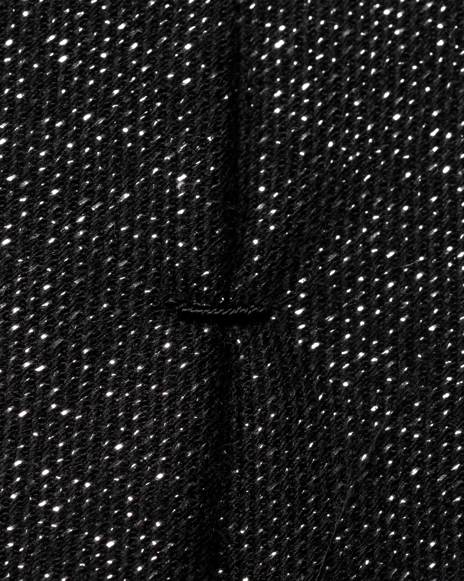 Eton - black wool blend tie