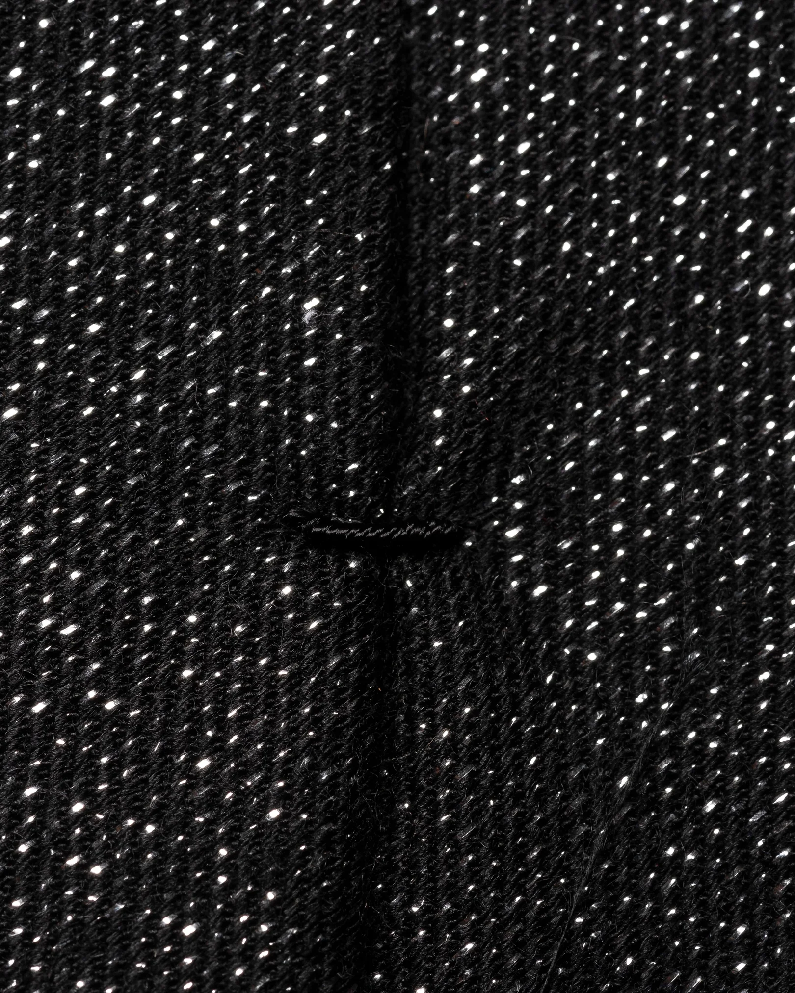 Eton - black wool blend tie