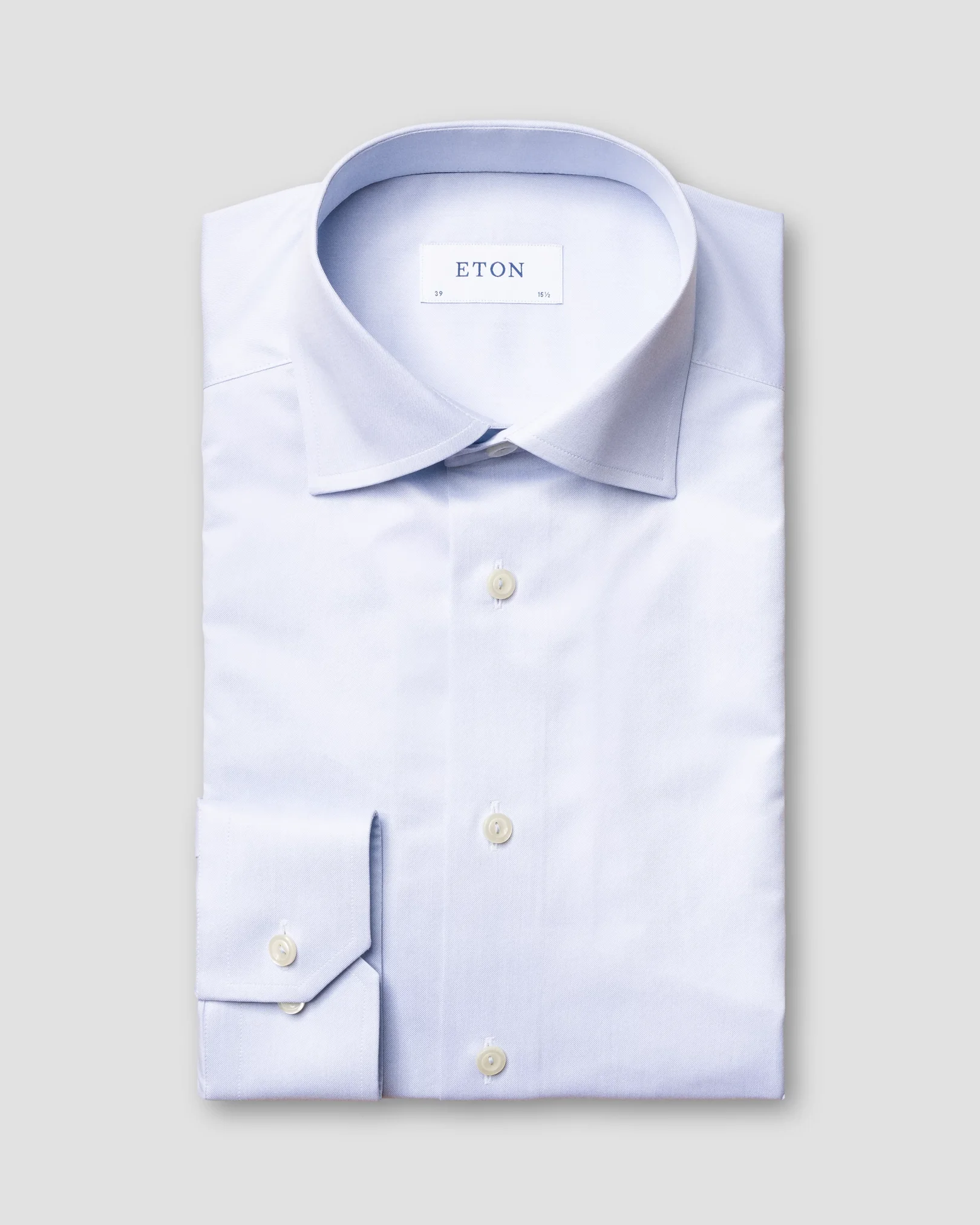 Eton - light blue signature twill shirt