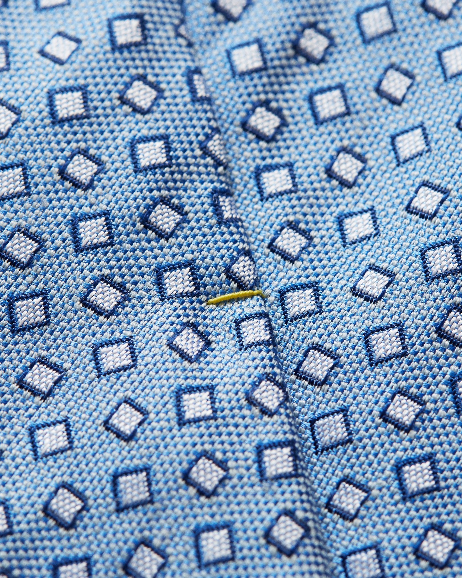 Eton - blue pastel square tie