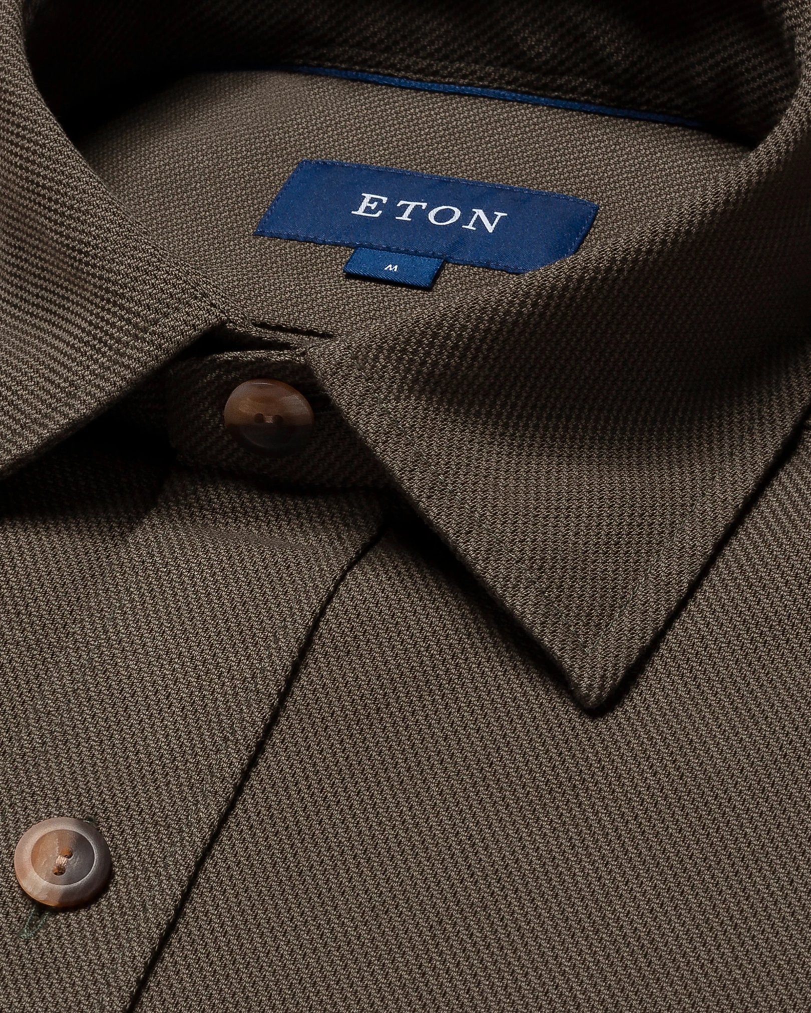 Eton - dark green heavy dobby