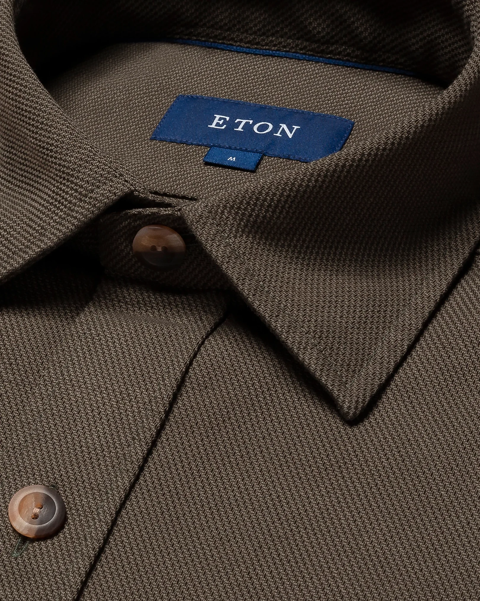 Eton - dark green heavy dobby